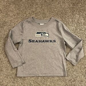 NFL Seahawks Kids Gray Long Sleeve Tee